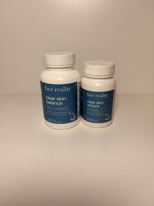 Face Reality Clear Skin Supplement Duo